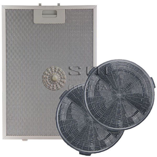 Kit Filtros para Coifas Electrolux 60CV e 90CV - Carvão e Metálico