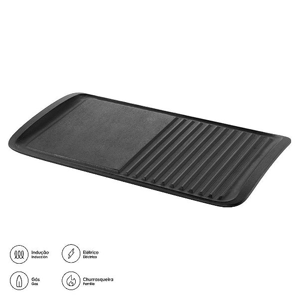 Chapa Grill de Ferro Fundido Electrolux