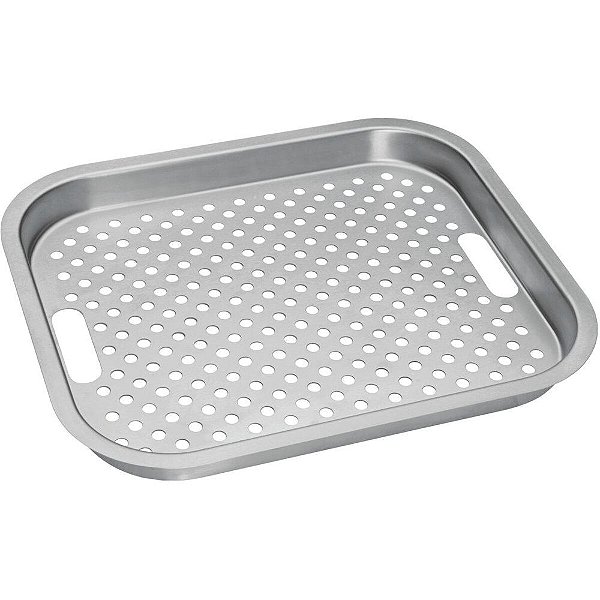 Cesto Escorredor em Inox Tramontina para Pias e Cubas - 42 x 36 cm