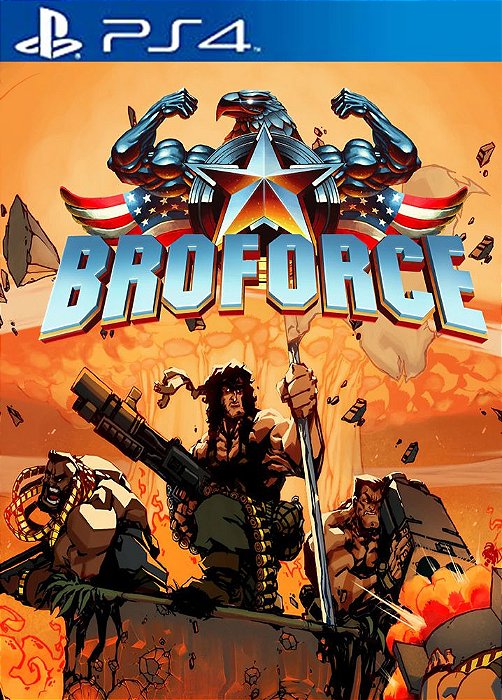 Broforce PS4 midia digital