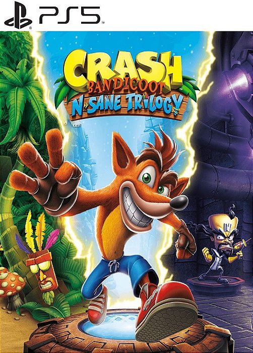 Crash Bandicoot N. Sane Trilogy PS5 midia digital