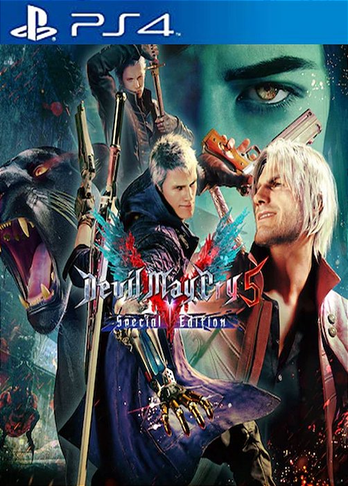 Devil May Cry 5 deluxe vergil PS4 Midia digital