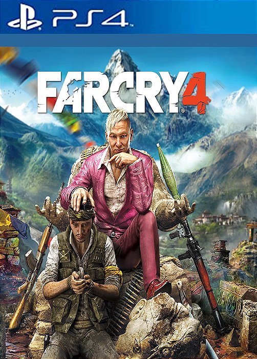 Far Cry 4 PS4 mídia digital