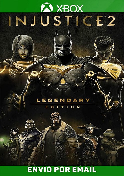 Injustice 2 Edição Lendária  Xbox One Mídia Digital