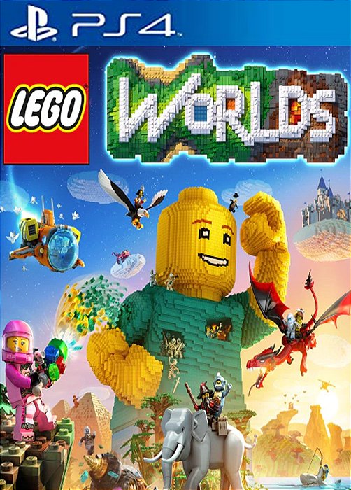 LEGO  Worlds PS4 Mídia Digital
