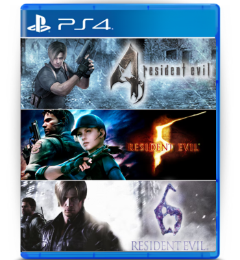 Pacote Triplo Resident Evil PS4 midia digital