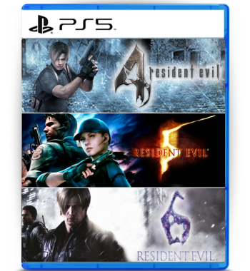 Pacote Triplo Resident Evil PS5 midia digital