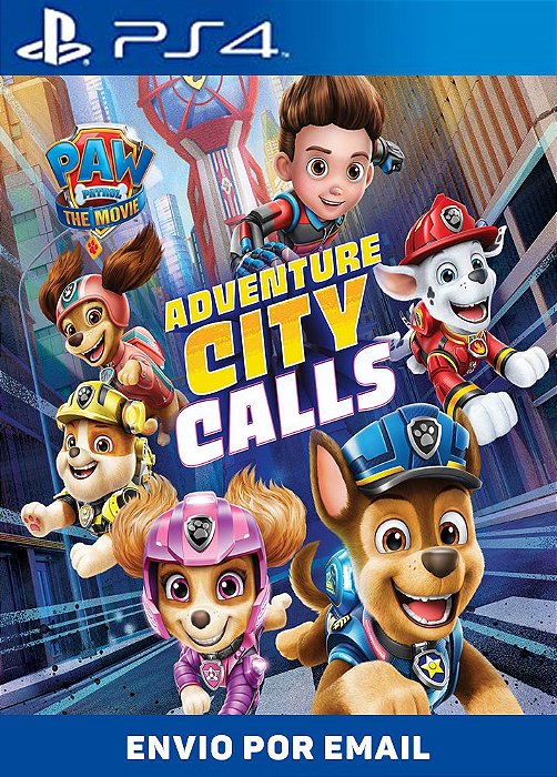 Patrulha Canina: O Filme A Cidade da Aventura está chamando PS4 midia digital