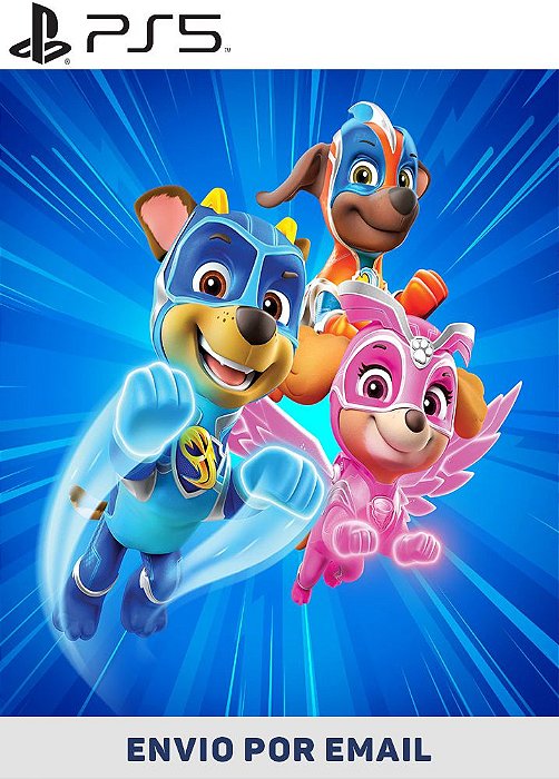 Patrulha PATA: Os Cachorrinhos Poderosos salvam a Baía da Aventura PS5 midia digital