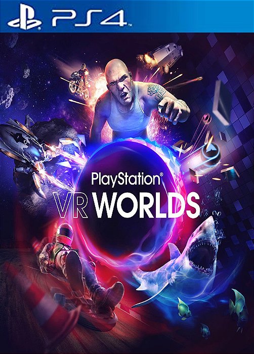 PlayStation VR Worlds PS4 Mídia  Digital