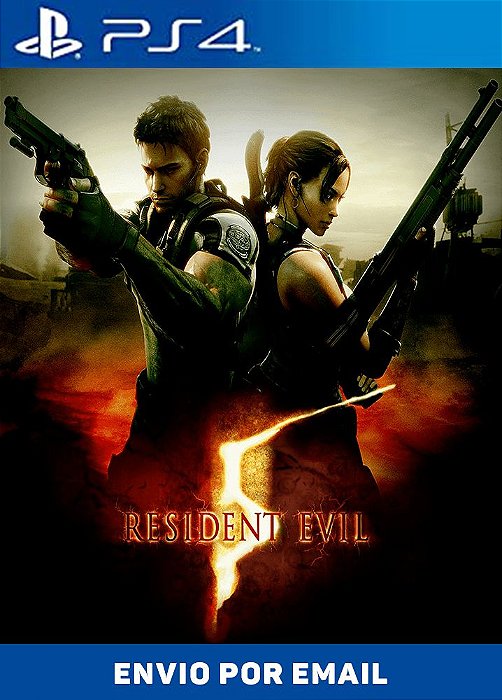 Resident evil 5 PS4 midia digital