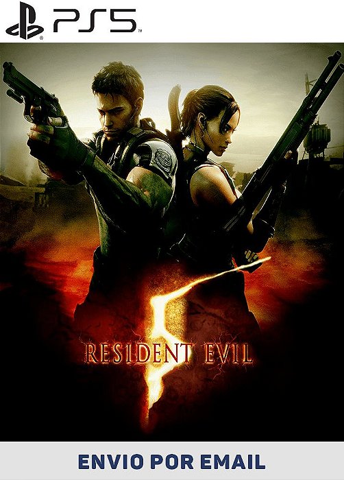 Resident evil 5  PS5 midia digital