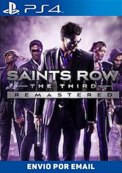 Saints Row: The Third Remastered PS4 midia digital