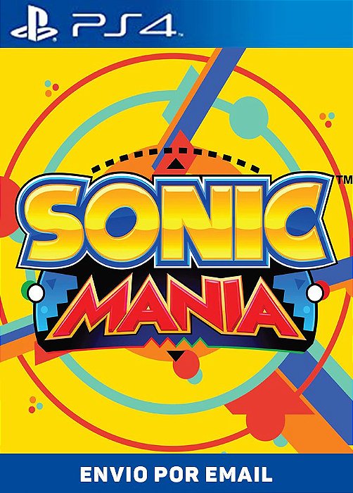 Sonic Mania PS4 Midia digital