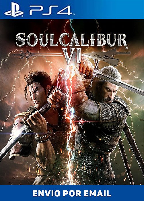 SOULCALIBUR VI 5 PS4 mídia digital