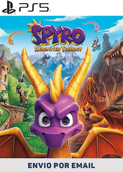 Spyro Reignited Trilogy PS5 midia digital