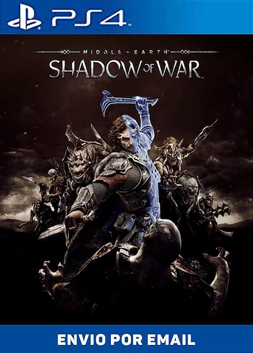 Terra-média: Sombras da Guerra Ps4  midia digital