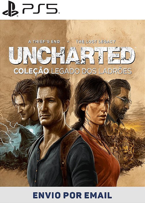 UNCHARTED: Coleção Legado dos Ladrões PS5 mídia digital