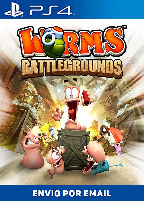 Worms Battlegrounds  PS4 MÍDIA DIGITAL