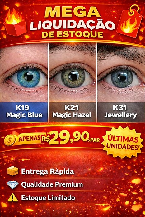 Freshlady Linha Magic anual (DIA 14.5mm) *Video anexado