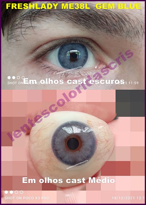 Freshlady Gem blue anual variadas cores