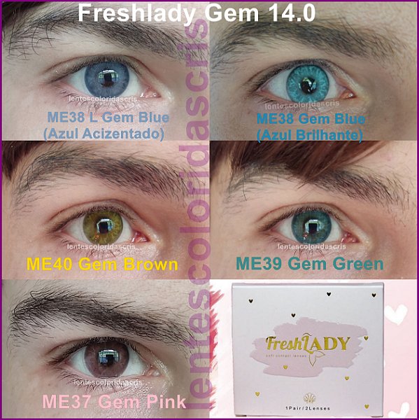 Freshlady Gem anual variadas cores