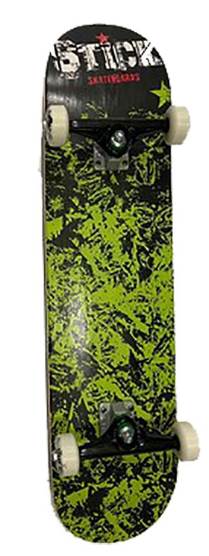Skate Montado Stick Estampa Verde