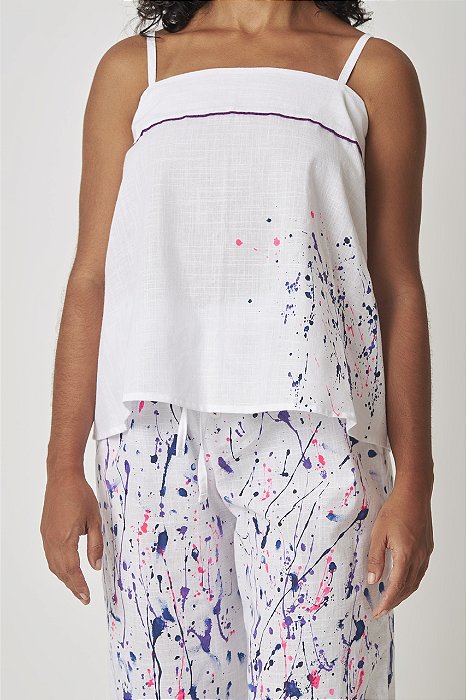 Pijama Art Calça Midi