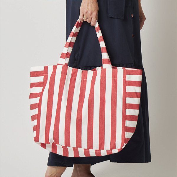 Bolsa Listras Vermelho