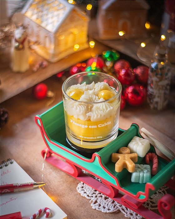 Vela Pêssego em Calda