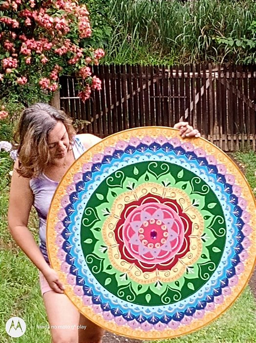 Mandala equilibrio dos sete chacras