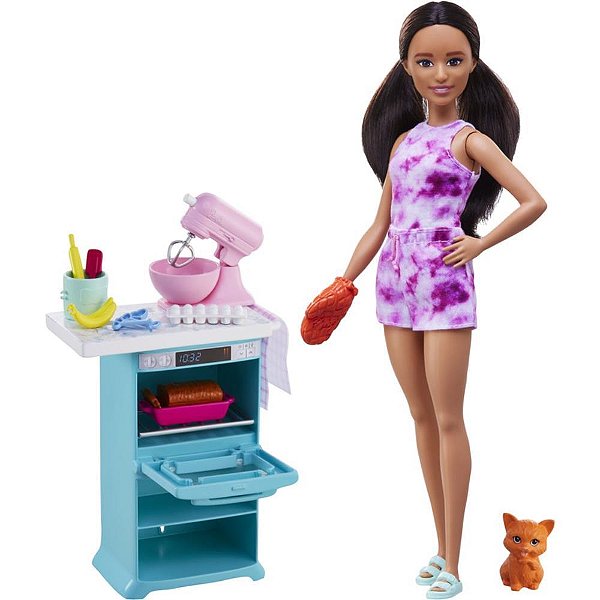 Barbie Estate Doll W/ Piece Count Baking Un Hcd44 Mattel