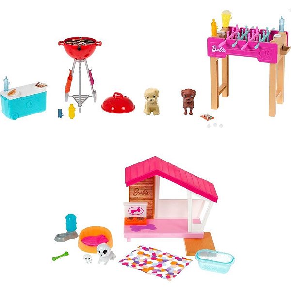 Barbie Estate Mini Conjunto C/ Pet (S) Un Grg75 Mattel