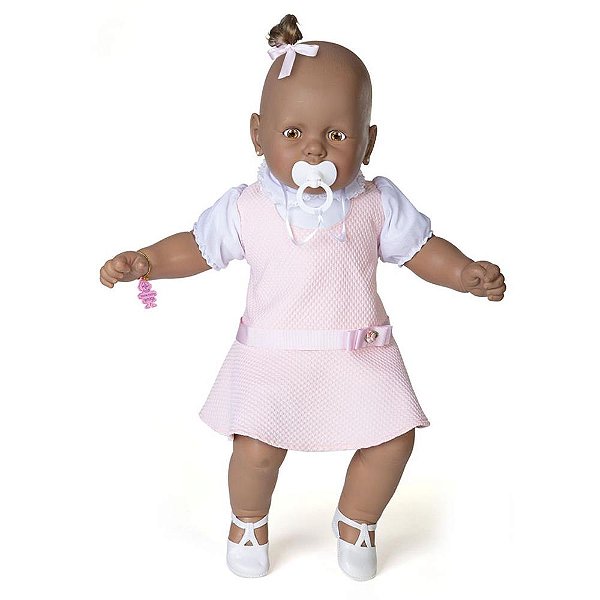 Boneca Meu Bebê Negra Assortim.3 60cm Un 1001003000060 Estrela