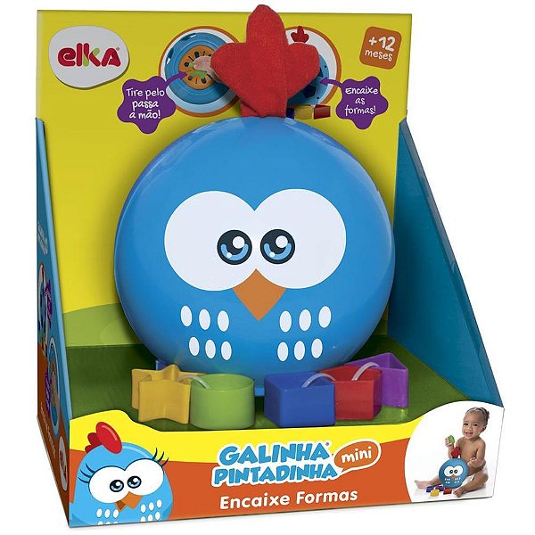 Brinquedo Para Bebê Galinha Pintadinha Encaixe For Un 1207 Elka