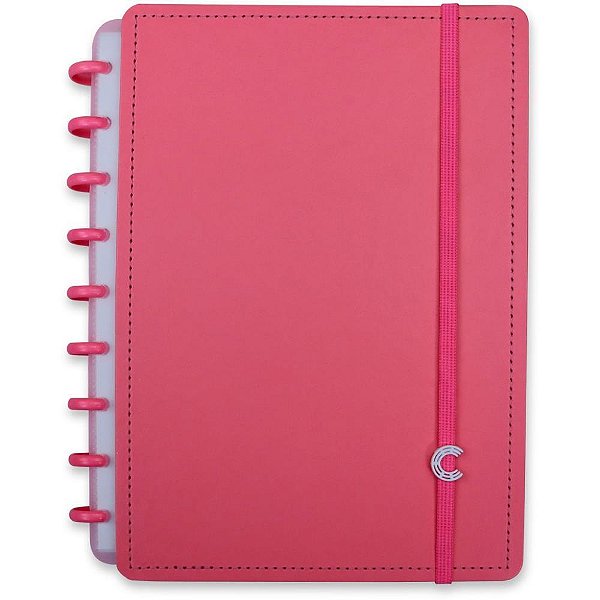 Caderno Inteligente Médio All Pink 80fls. Un Cimd3097 Caderno Inteligente