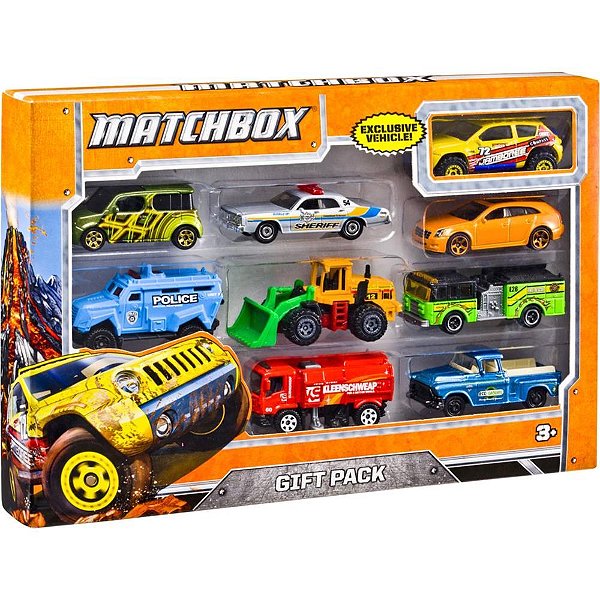 Carrinho Matchbox C/ 9 Carrinhos (S) Un X7111 Mattel