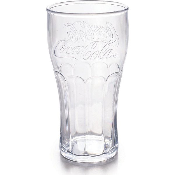 Copo Decorado Coca-Cola Cristal 530ml. Sort. Un 13219 Plasutil