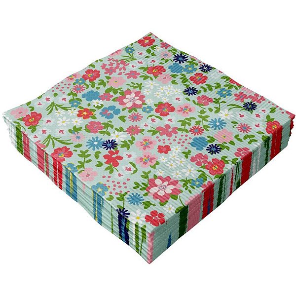 Guardanapo Para Decoupage Jardim 33x33cm Pct.C/20 5096 Make+