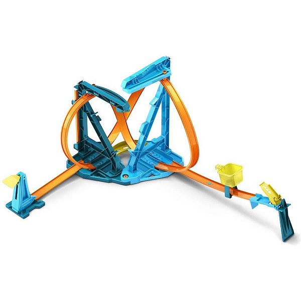 Hot Wheels Pista E Acessório Track Builder Infinity Loop Un Gvg10 Mattel