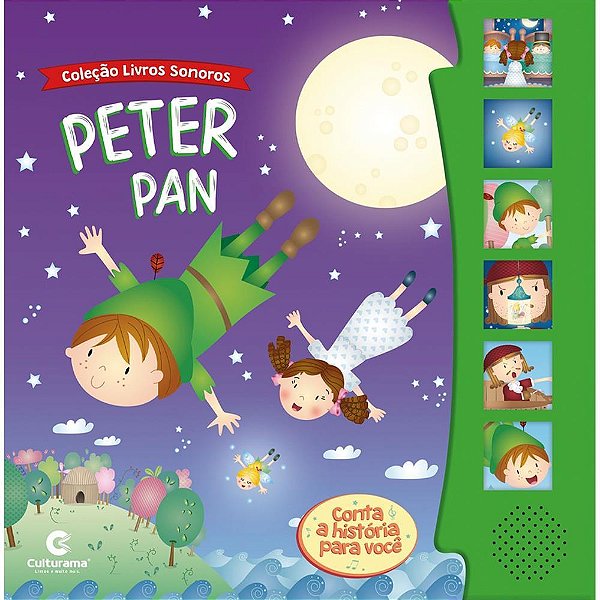 Livro Brinquedo Ilustrado Sonoro Peter Pan Un 020320106 Culturama