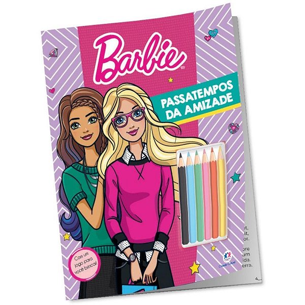 Livro De Atividades Barbie C/Lápis Colorir Un 01747 Ciranda