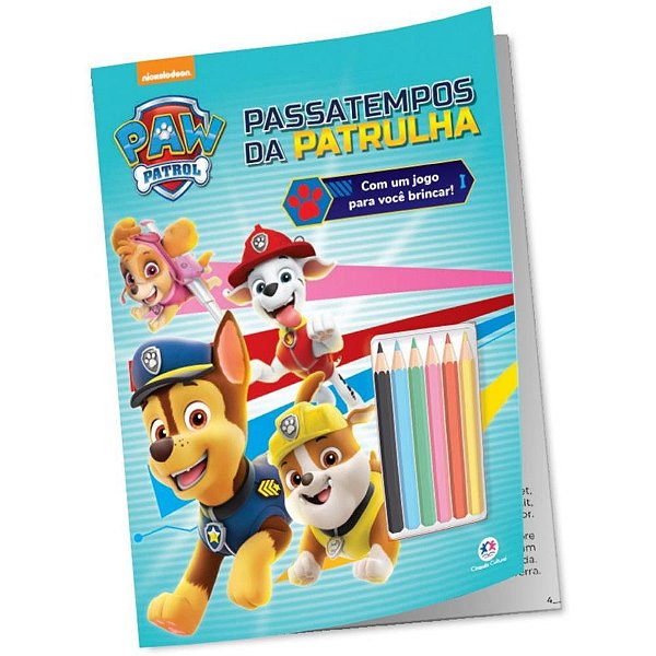 Livro para colorir infantil, Patrulha Canina, Ed Online - PT 1 UN