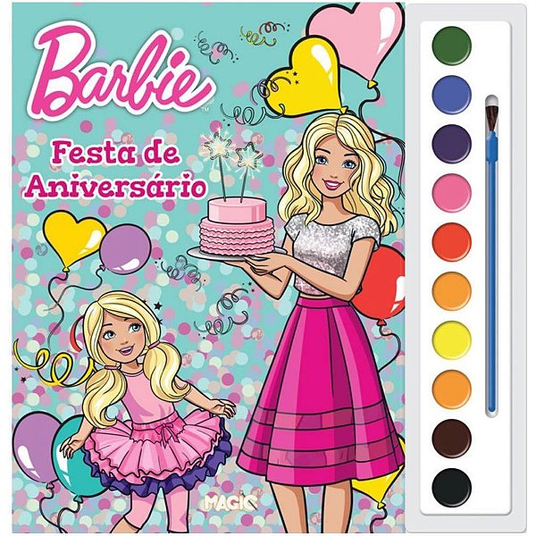 Livro Infantil Colorir Barbie Aquarela Un 4939 Ciranda