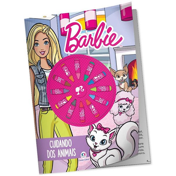 Livro Infantil Colorir Barbie Magia Das Cores Un 83115 Ciranda