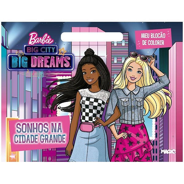 Livro Infantil Colorir Barbie Meu Blocao 48pgs Un 94807 Ciranda