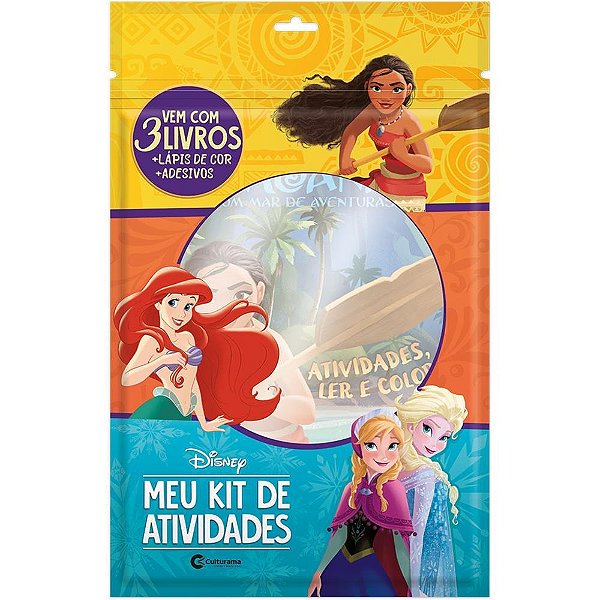 Livro Infantil Colorir Disney Meu Kit De Atividades Un 020390201 Culturama