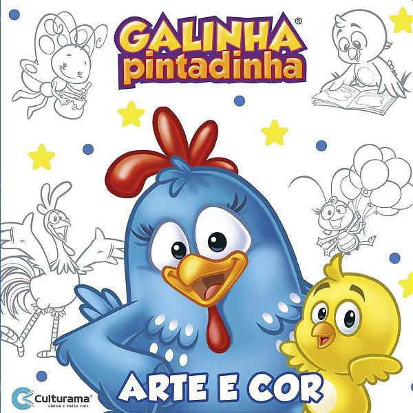 Livro Infantil Colorir Galinha Pintadinha Arte E Cor Un 020521301 Culturama