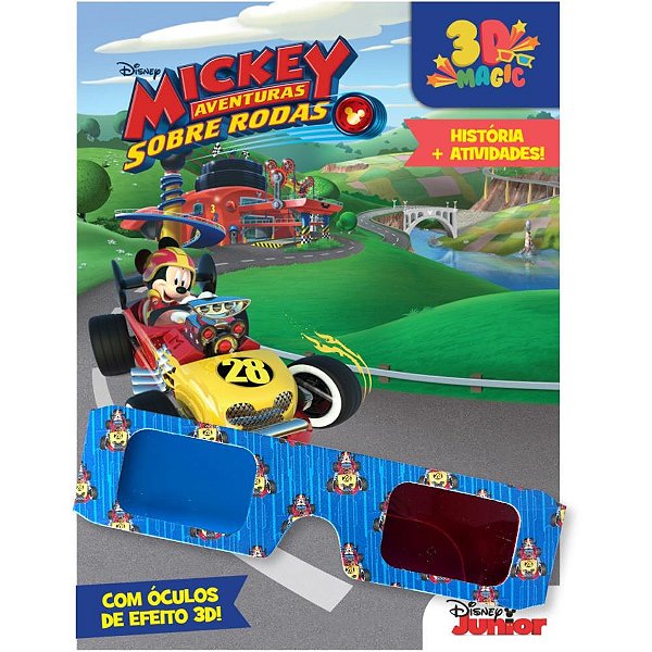 Livro Infantil Colorir Mickey 3d Magic 16pgs Un D8053 Dcl