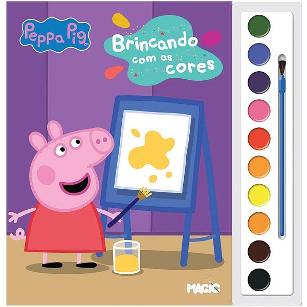 Livro Infantil Colorir Peppa Pig Aquarela Un 4854 Ciranda